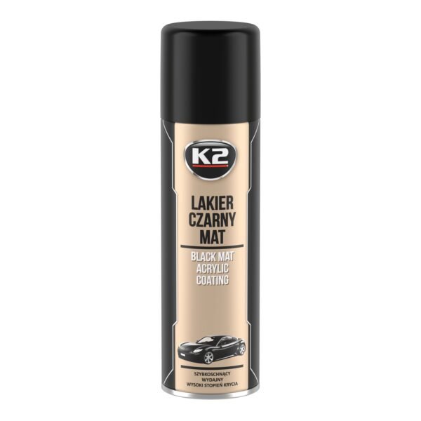 K2 LAKIER CZARNY MAT 500ML
