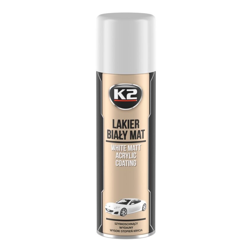 K2 LAKIER AKRYLOWY BIAŁY MAT 500ML