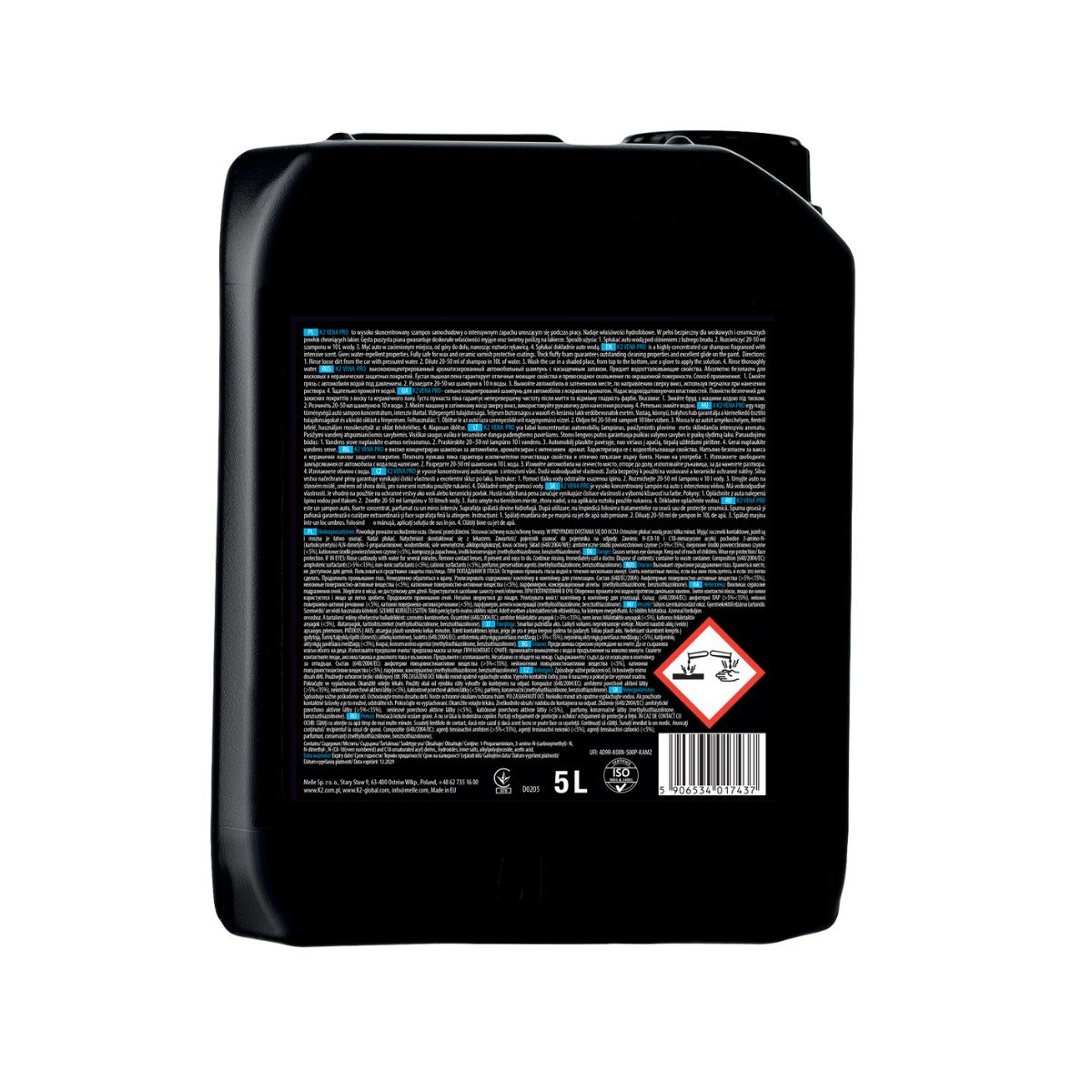K2 VENA PRO 5L Hydrophobic car shampoo ceramic - Image 2