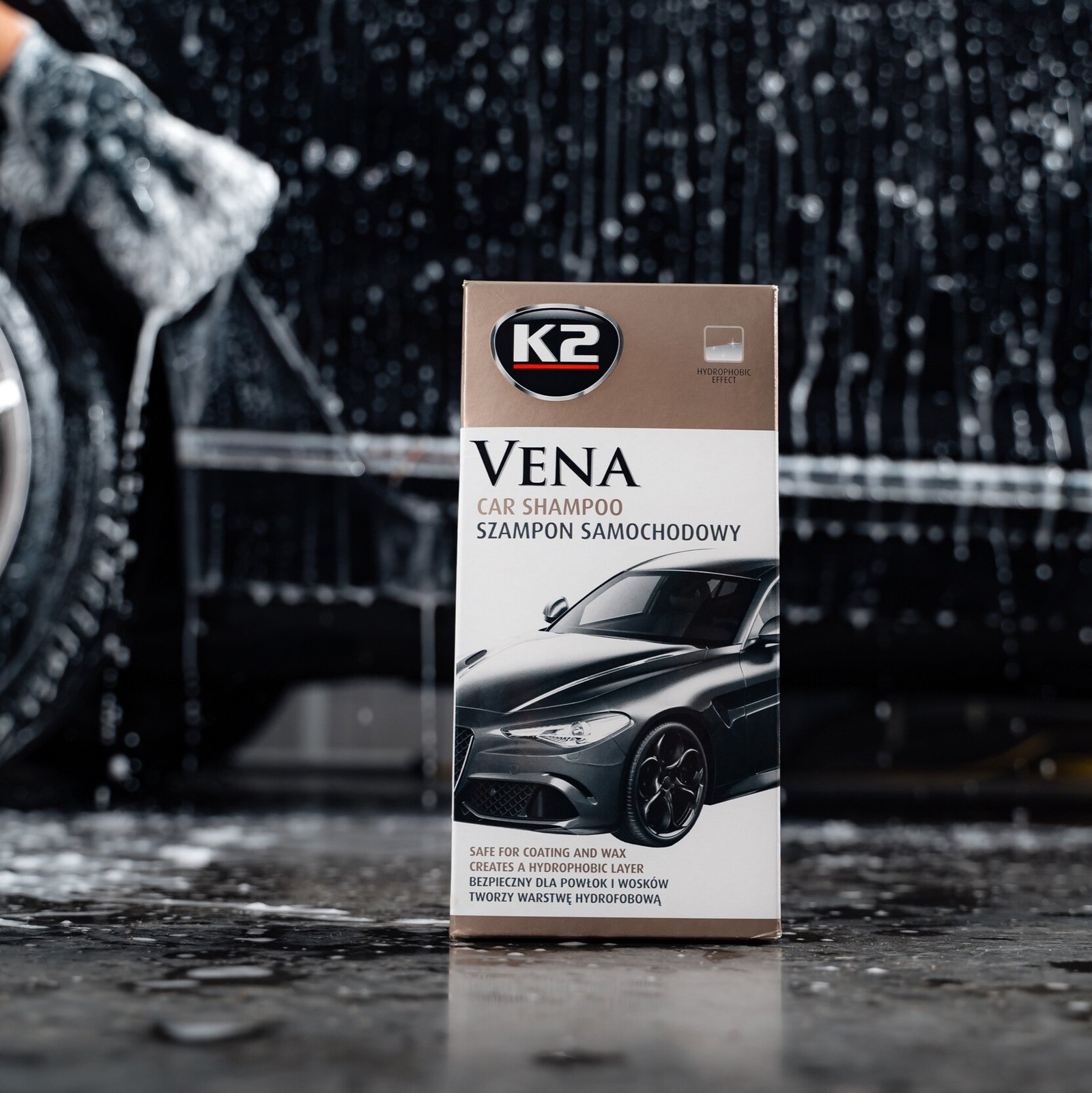 K2 VENA 1L Hydrophobic car shampoo ceramic - Image 4