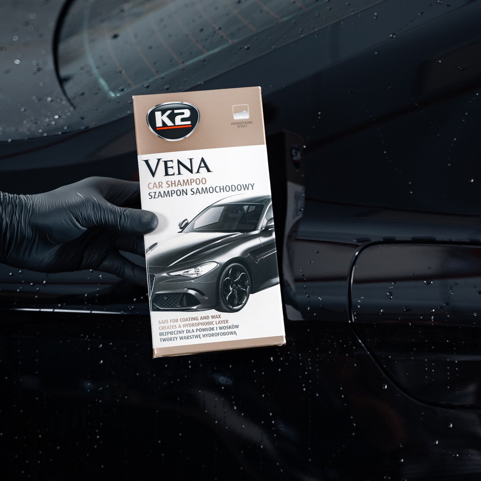 K2 VENA 1L Hydrophobic car shampoo ceramic - Image 2