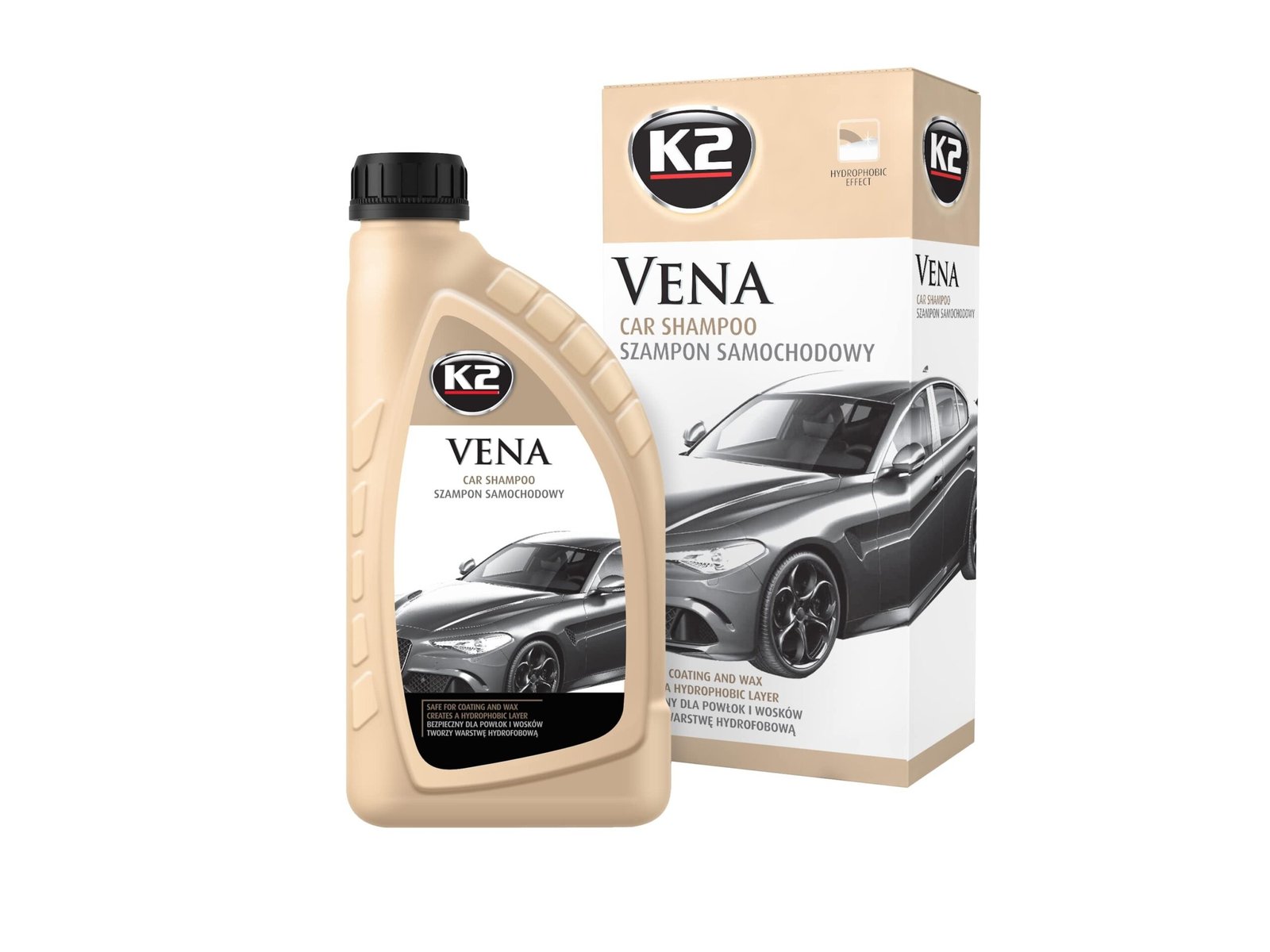 K2 VENA 1L Hydrophobic car shampoo ceramic