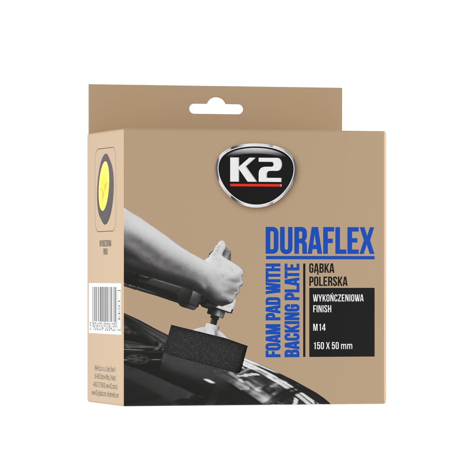 Sfungjer K2 DURAFLEX për lustrim dhe përfundim