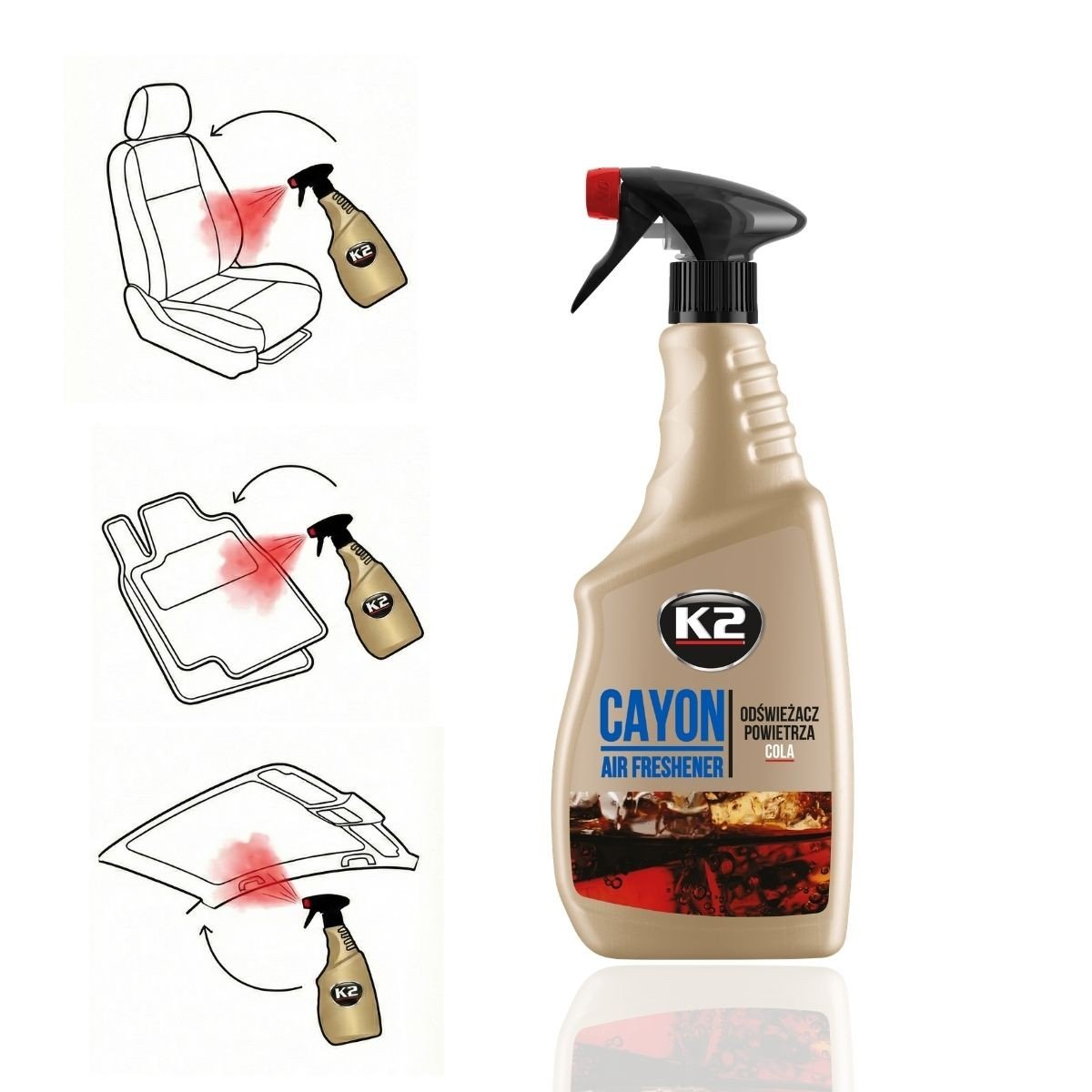 K2 CAYON COLA 700ml Freskues ajri profesional - Image 3