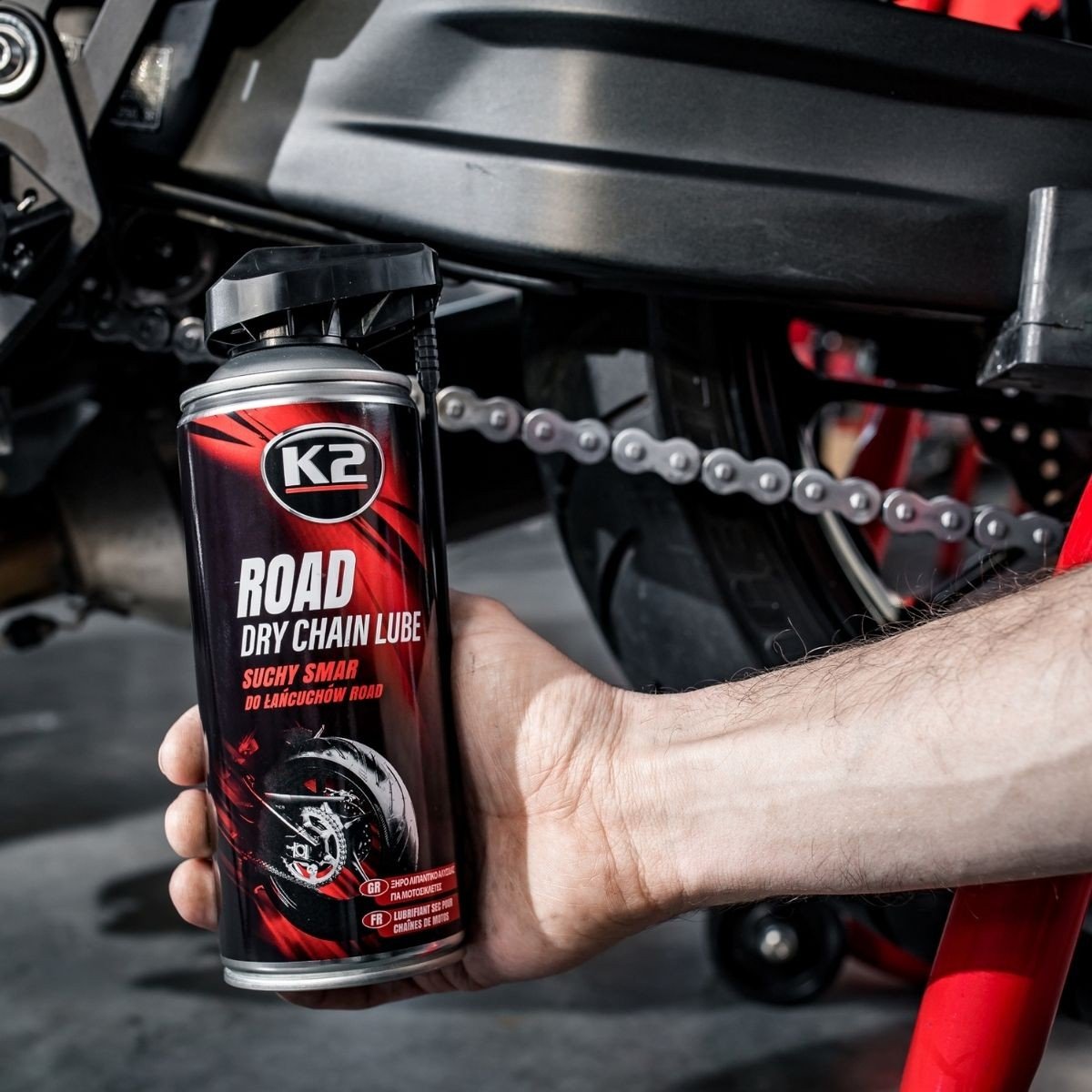 K2 DRY CHAIN LUBRICANT 400ML - Image 4